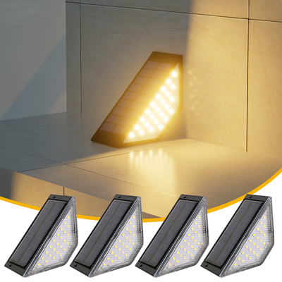 太阳能步道灯网红庭院防水脚踏楼梯台阶梯照明灯户外景观过道地灯