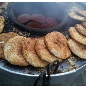 兴化芝麻咸味手工烧饼土炉猪油渣