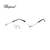 钛金无框眼镜VCHL97J CHOPARD萧邦眼镜框男王星越同款 门店自提