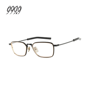 991T 999.9眼镜框男女日本手造全框方形近视光学镜架S FOUR NINES