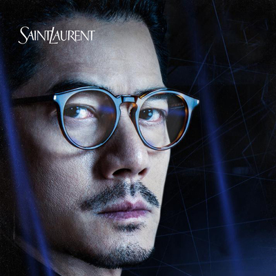 YSL/圣罗兰郭富城同款圆框眼镜架