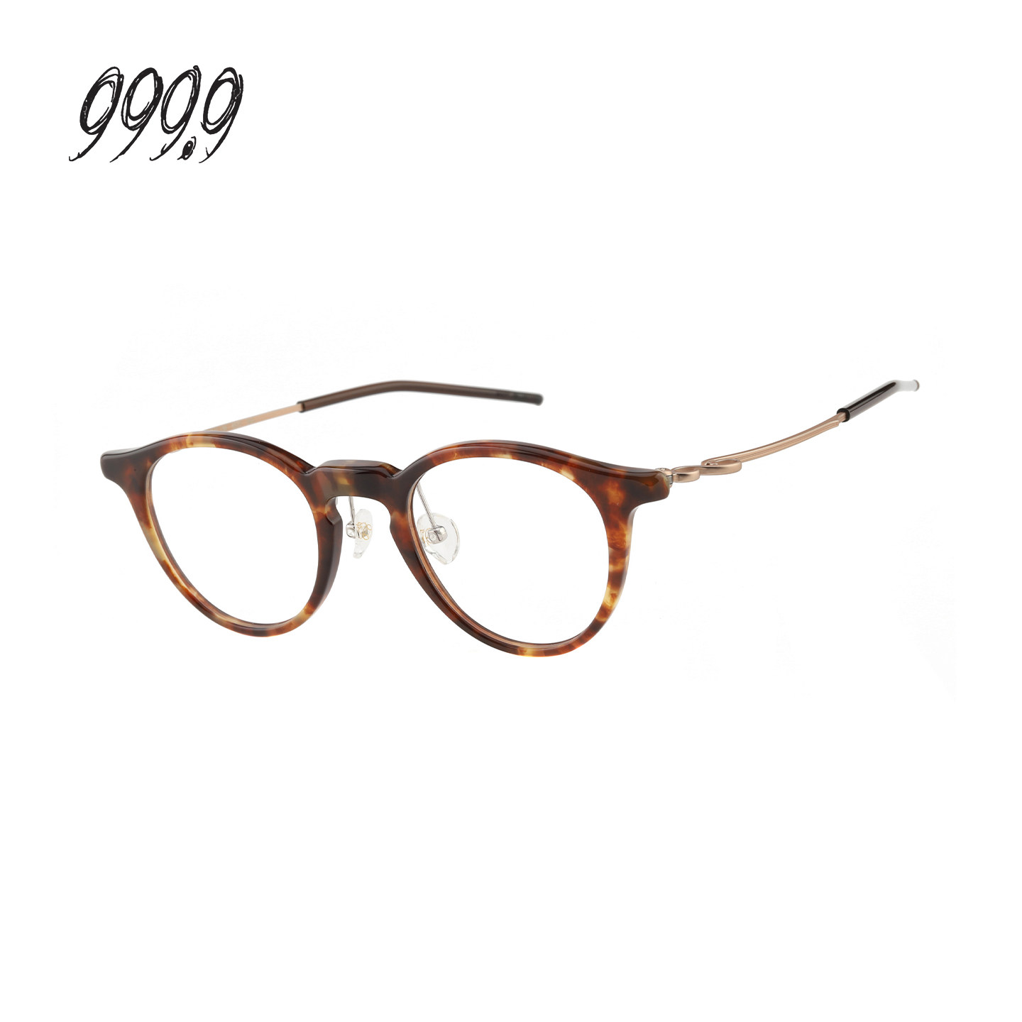 FOUR NINES 999.9眼镜框女日本手作圆框板材钛金近视镜架NPM-137