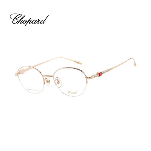 CHOPARD/萧邦椭圆半框光学眼镜架
