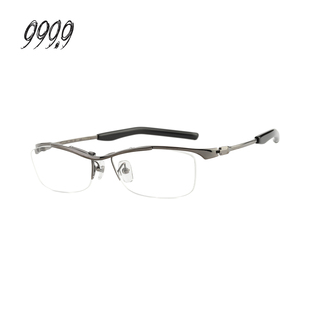 10T 999.9眼镜框男日本手作连眉框光学度数眼镜架SP 门店自提