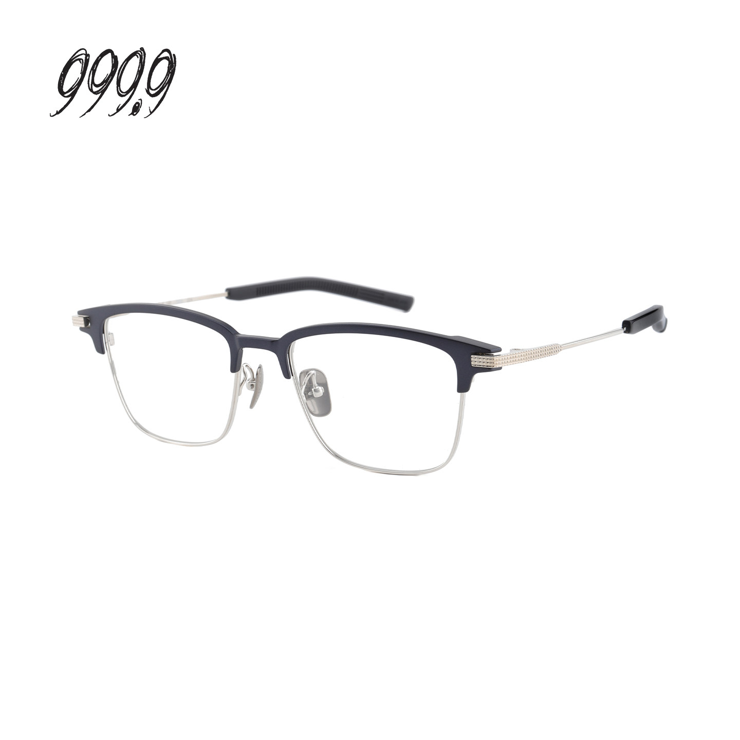 FOURNINES/999.9钛金眉线框镜架