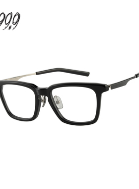 【门店自提】999.9眼镜框男日本手作钛金方框光学近视镜架NPM-153