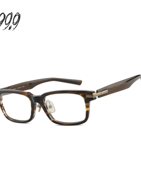999.9方框眼镜架男日本手作FOUR NINES近视眼镜框可配度数NPM-147