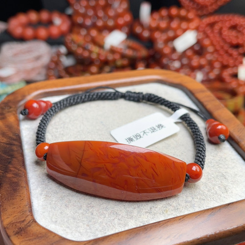 72号放漏天花板级瓦西满肉稀有柿子虎皮纹手牌DIY手串