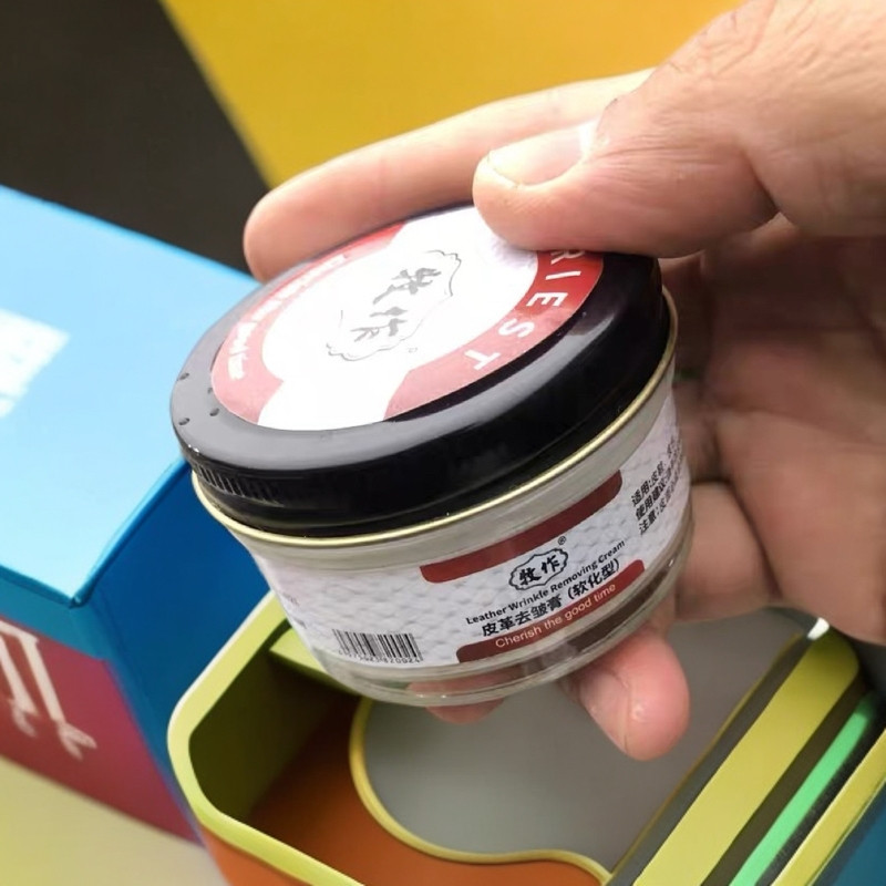 牧作PRIEST皮革去皱膏皮衣除皱去褶皱软化真皮PU皮回软祛皱护理剂