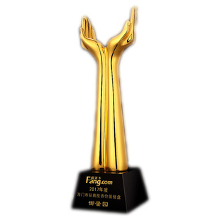 s11奥斯卡奖杯定制制作定做金属水晶舞蹈比赛爱心奉献树脂