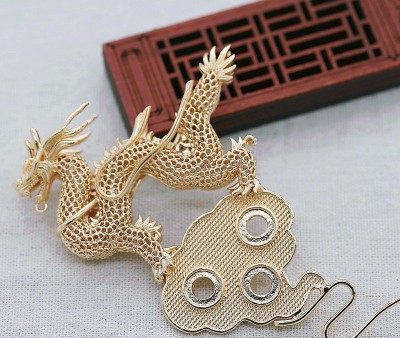 点翠九龙九凤冠凤凰于飞发冠凤冠保色金75*93mm大龙祥云掐丝