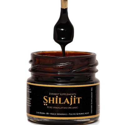 Pure Himalayan Organic Shilajit Resin - Gold Grade 500 mg