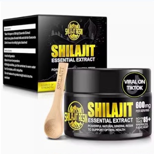 Shilajit Pure Himalayan Organic Shilajit Resin - Natural