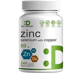 Supplement 240 Zinc with Deal Copper 50mg Selenium Capsul