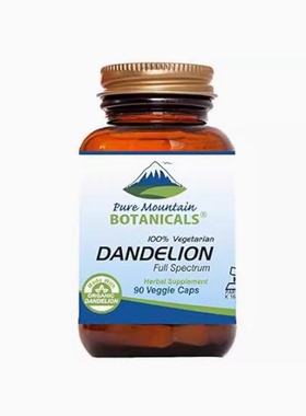 Pure Mountain Botanicals Dandelion Root Capsules - 90 Kos