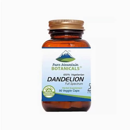 Pure Mountain Botanicals Dandelion Root Capsules - 90 Kos
