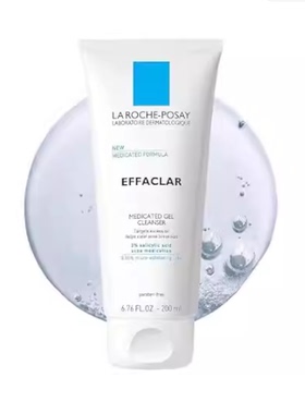 La Roche-Posay Effaclar Medicated Gel Facial Cleanser， Fo