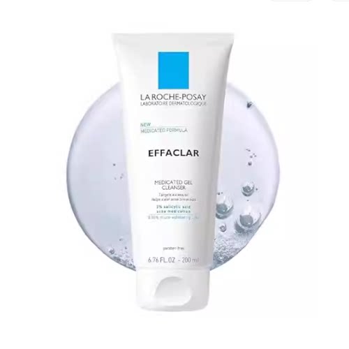 La Roche-Posay Effaclar Medicated Gel Facial Cleanser， Fo