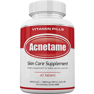 Acnetame- Vitamin Supplements for Acne Treatment, 60 Natural