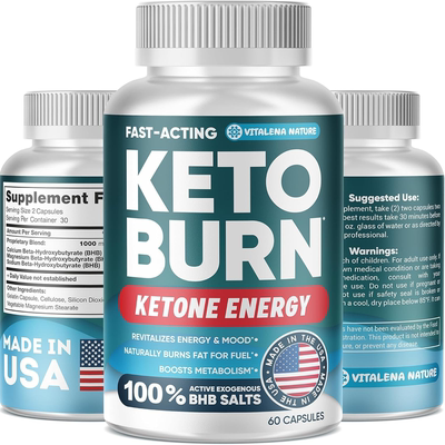 Keto Pills with Pure BHB Exogenous Ketones - Effective Ke