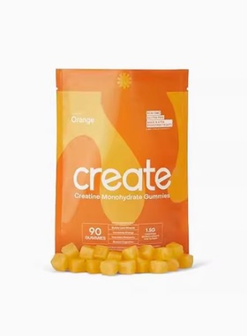Create Creatine Monohydrate Gummies - Boost Focus， Streng