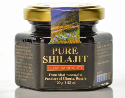 Pure Authentic Shilajit Siberian Mumijo, 100 grams, 3.5 OZ