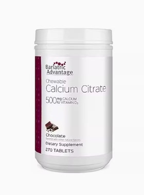 Bariatric Advantage Calcium Citrate Chewable 500mg with V
