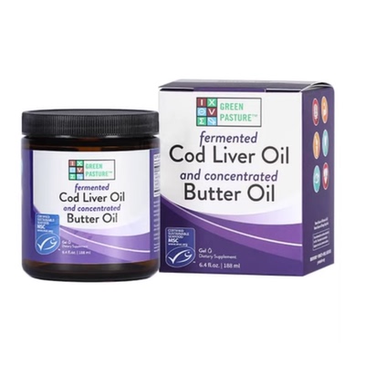 Green Pasture Butter Oil/Fermented Cod Liver Oil Blended Gel