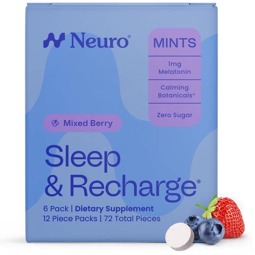 Neuro Sleep & Recharge Meltaway Mints - Contains Melatonin