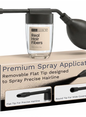 美国代购Hair Illusion Spray Applicator Removable Flat