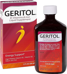 代购Geritol, Liquid Vitamin and Iron Supplement, Energy