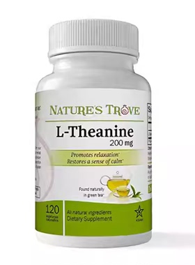 美国代购L-Theanine 200mg by Nature's Trove - 120 Vegetarian