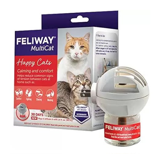美国代购FELIWAY MultiCat Calming Pheromone Diffuser for hous