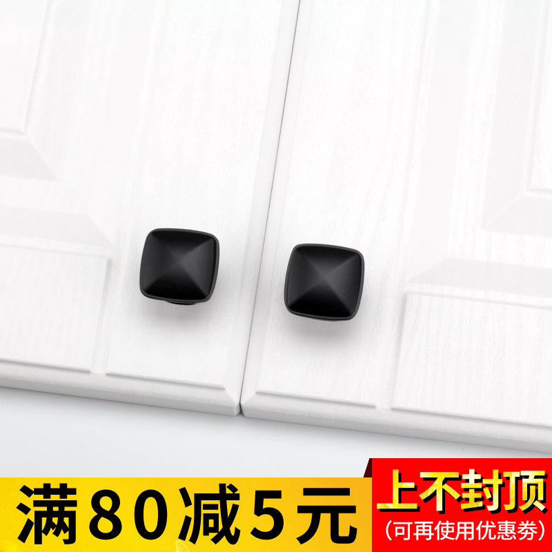 现代简约风黑色抽屉橱柜门