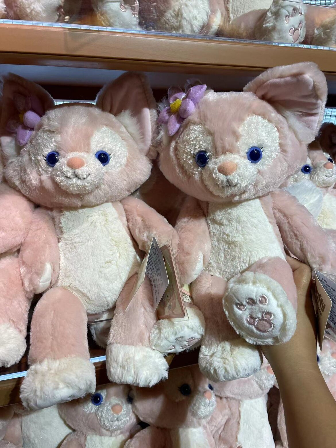 上海迪士尼正品代购经典S贝L号玲娜贝儿毛绒玩偶公仔侦探着替换装