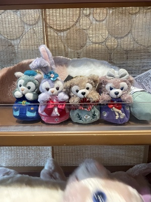 上海迪士尼乐园正品抽签星黛露雪莉玫托尼达菲捉迷藏毛绒挂件包挂