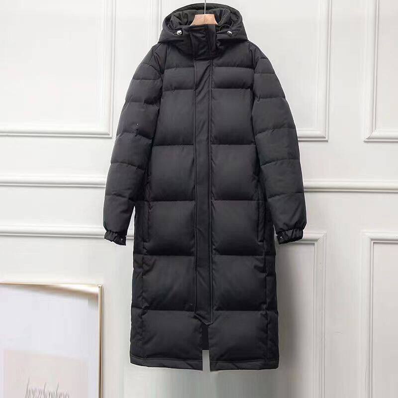 中戏棉服女超长款过膝2026年新款东大门加厚宽松艺考校服棉衣外套