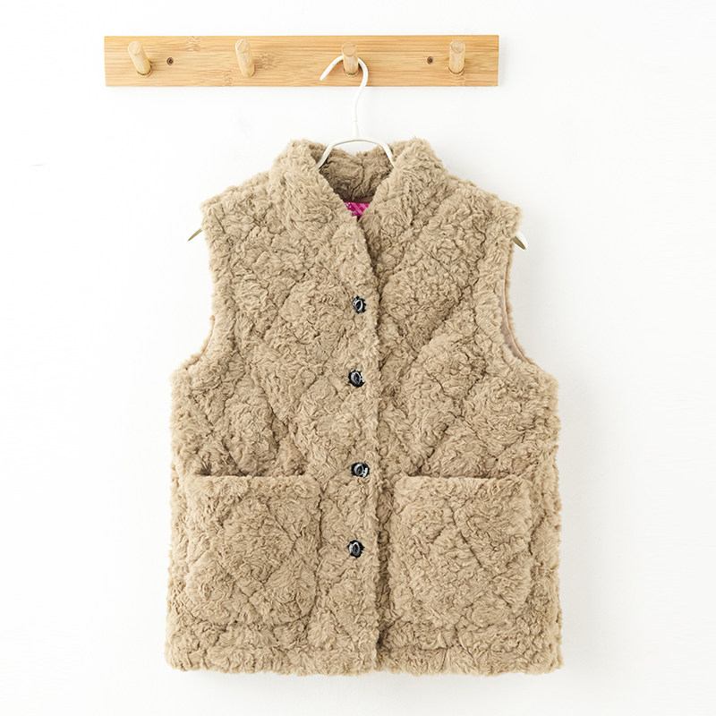 三昌2025秋冬新款时尚睡衣女羊驼绒背心拉链马夹外套百搭马甲,女士内衣/男士内衣/家居服,保暖背心,淘宝优惠券,粉丝福利购,淘宝优惠卷