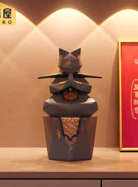 招财猫乔迁礼物家居客厅玄关前台桌面摆件新居布置装饰品可连蓝牙