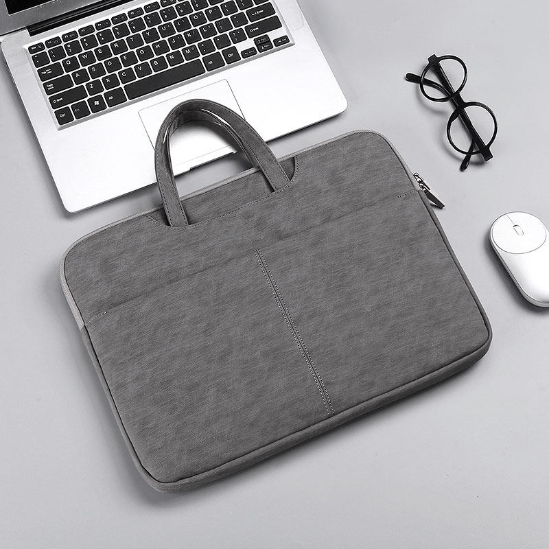 手提包男小米13.3女14寸15.6寸公文包办公文件包商务笔记本电脑包