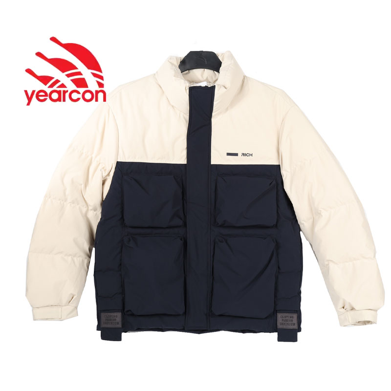 意尔康羽绒服男2024新款冬季防风加厚保暖男装面包服外套54430434
