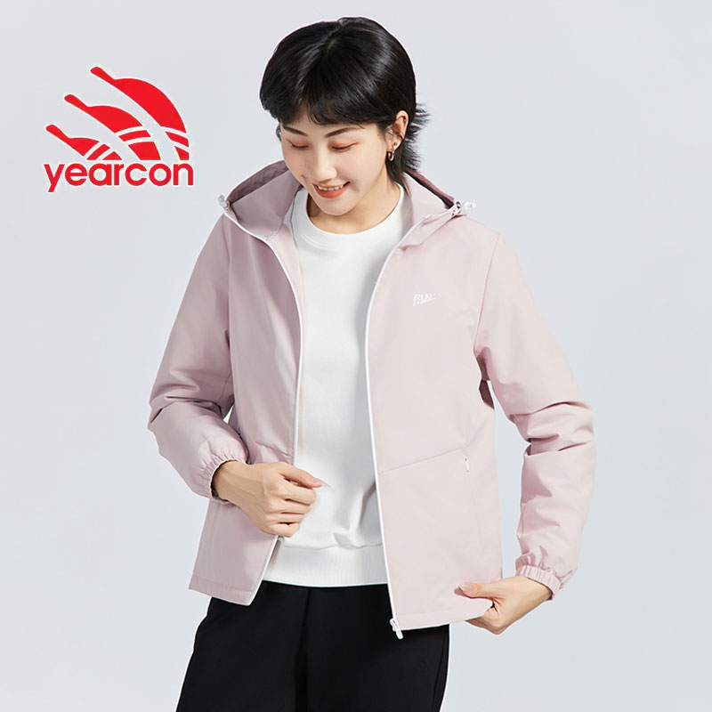 意尔康青年连帽外套女