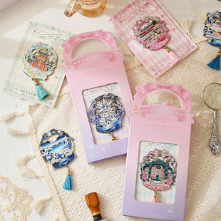 哈尔滨高颜值金属冰雪童话冰箱贴景区纪念品礼品磁性贴留言纪念品