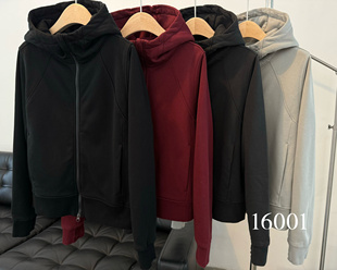 正品 开衫 6001city运动风美式 新款 加绒显瘦 拉链卫衣冬季 ZOZOCLOUR