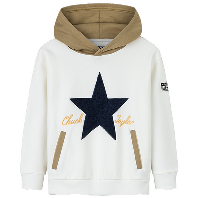 【加绒】匡威男童卫衣儿童装2025冬季新款中大童连帽上衣打底衫潮