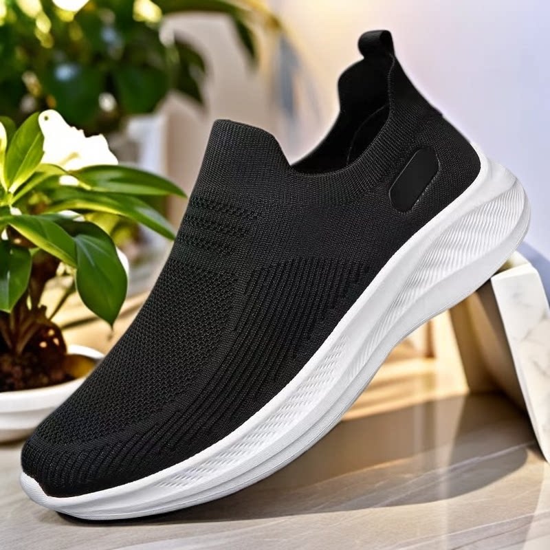 男士休闲鞋运动鞋软底防滑透气老北京布鞋男装鞋春秋季新款一脚蹬