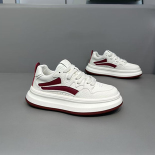 男鞋厚底老爹鞋2026春季新款百搭运动鞋男士休闲欧洲站潮鞋小白鞋