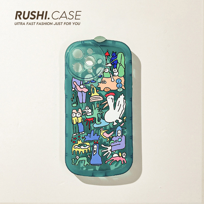 RUSHI欧美插画适用苹果13手机壳iphone14promax新款12套11华为mate40pro高级p50防摔30/20女nova7潮9/10软5/6高性价比高么？