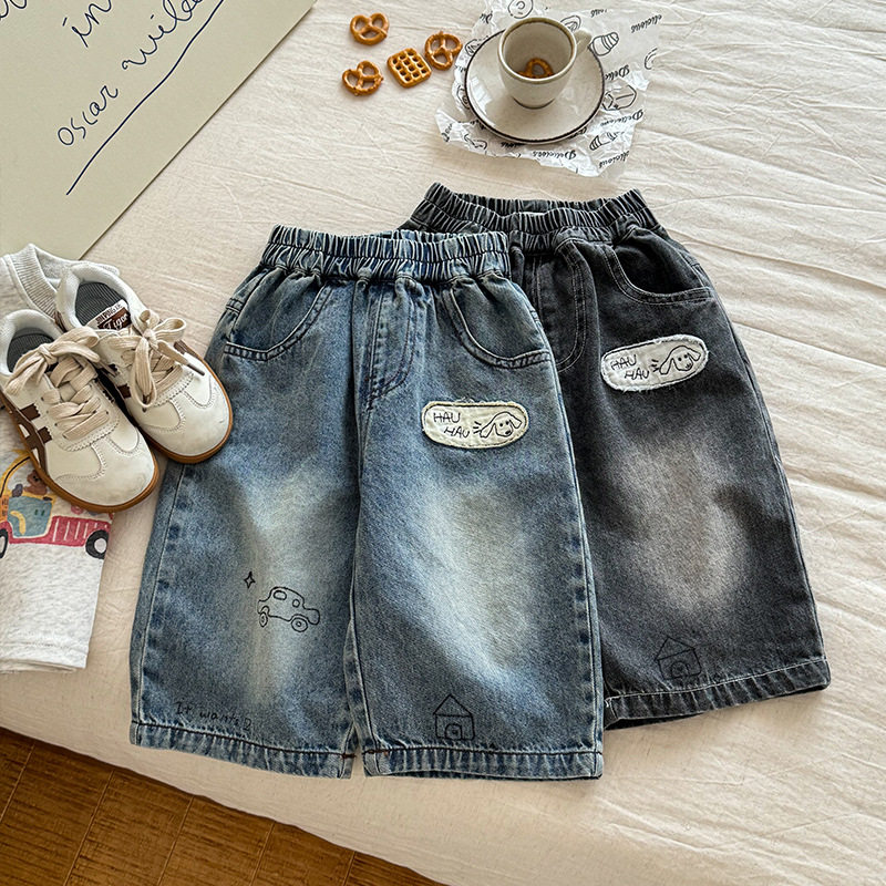 男童牛仔裤子2026秋装婴幼儿宝宝宽松裤外穿服春秋季休闲裤子 a类