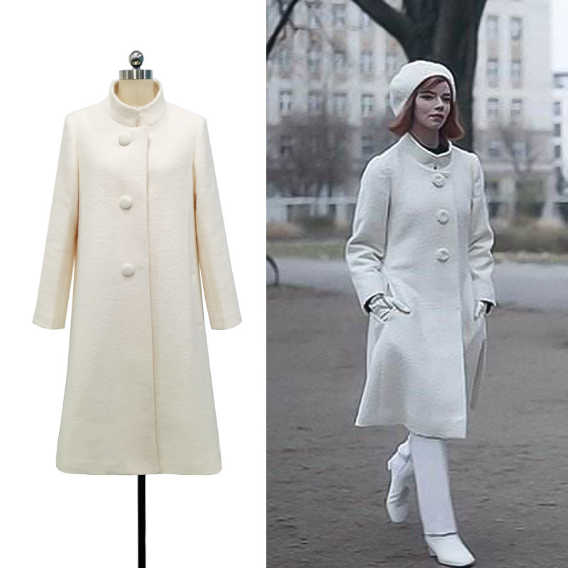 0外套女王同款衣服暖白色复古